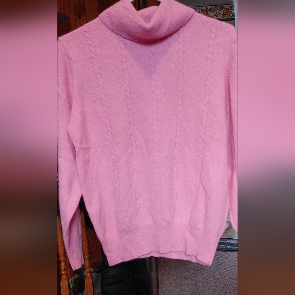 Deans of Scotland lambswool rabbit hair sweater size large 38